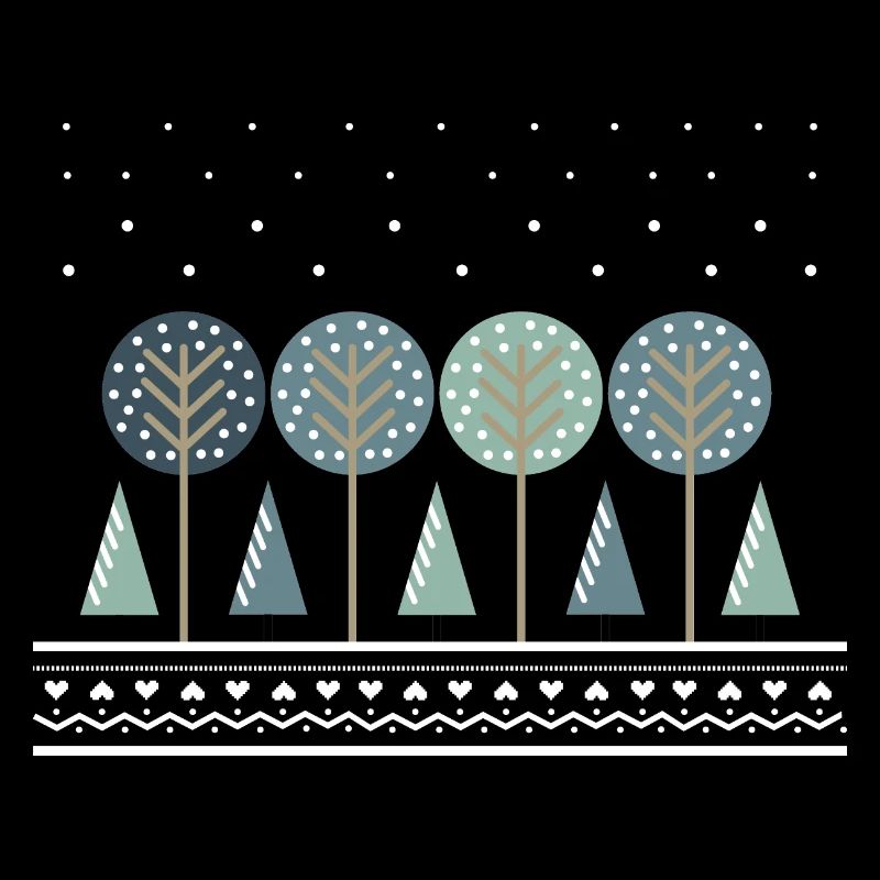 Snowy forest