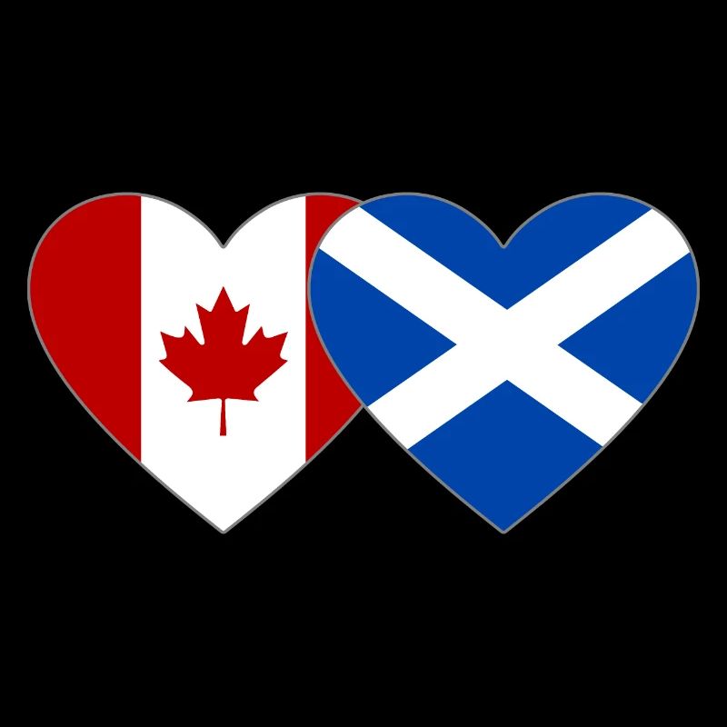 Coeur du drapeau de l’Écosse du Canada