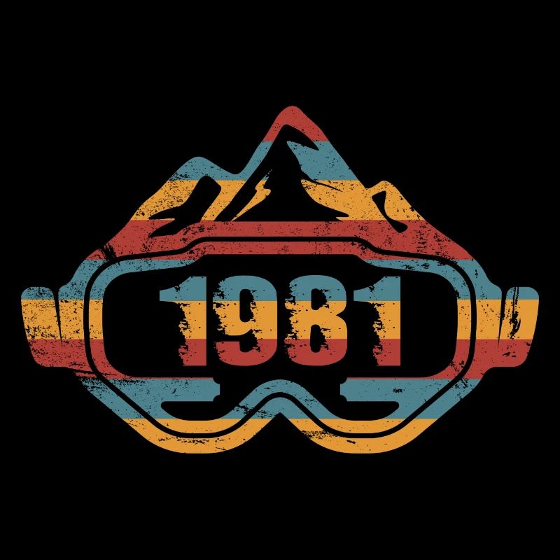 1981 Birthday skier Skiing