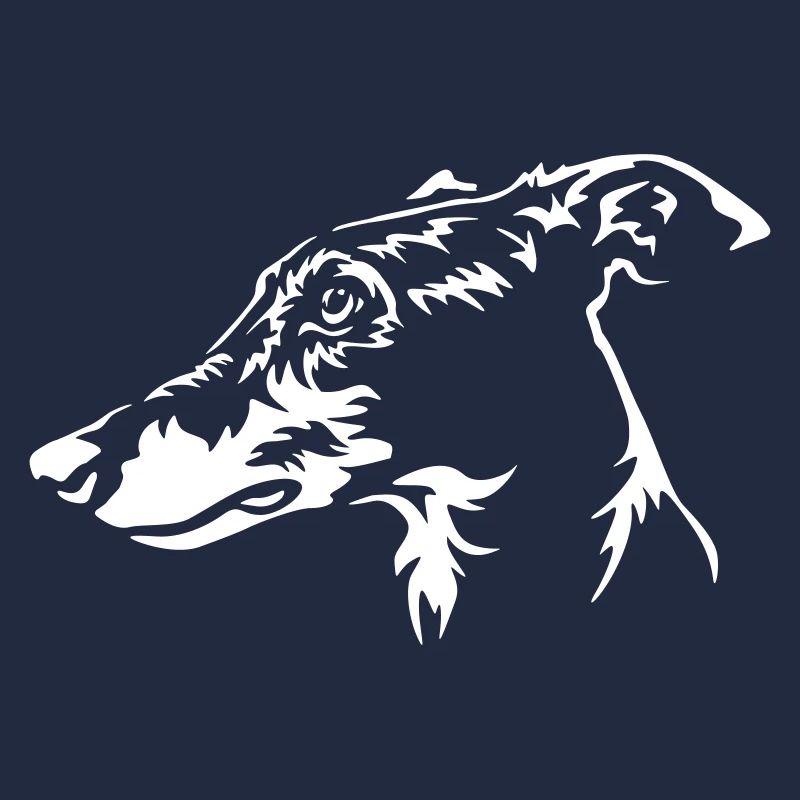 Greyhound Head « Black Edition »