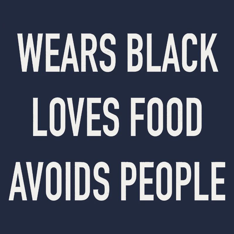 Wears black