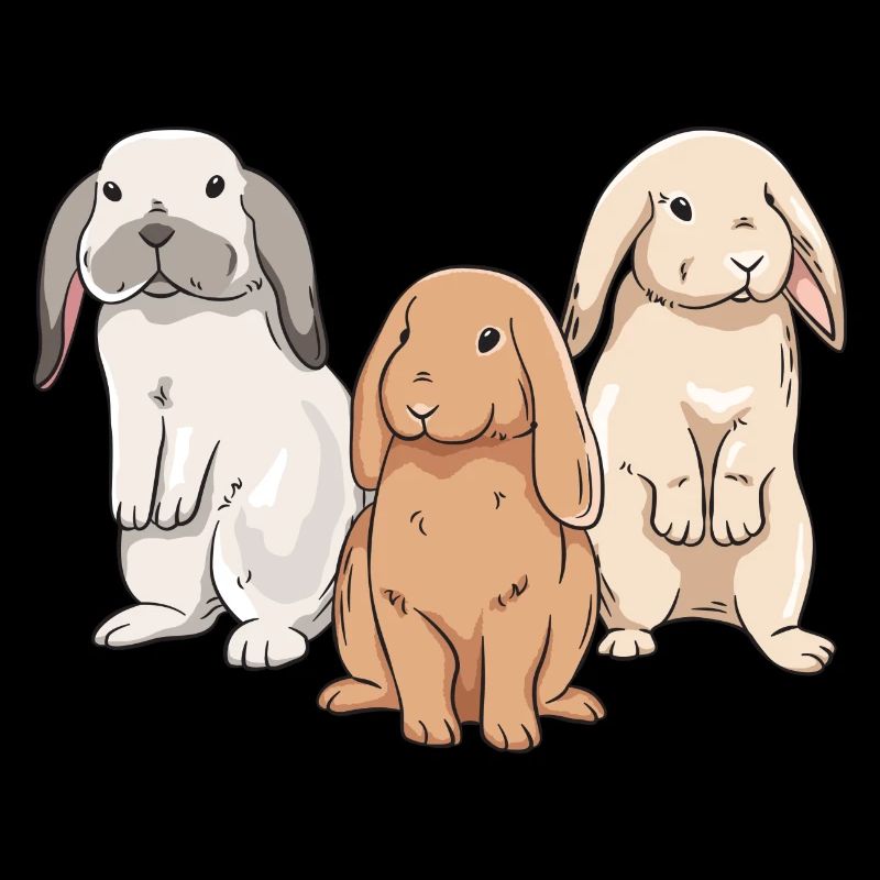 Conception de lapin mignon pour les propriétaires de lapins
