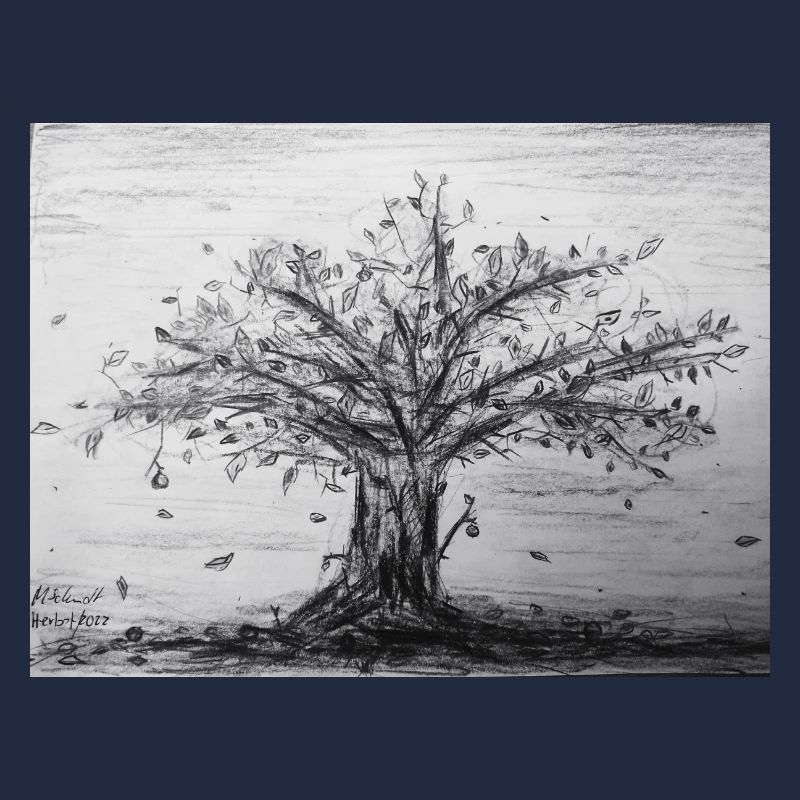 Herbst, Apfelbaum
