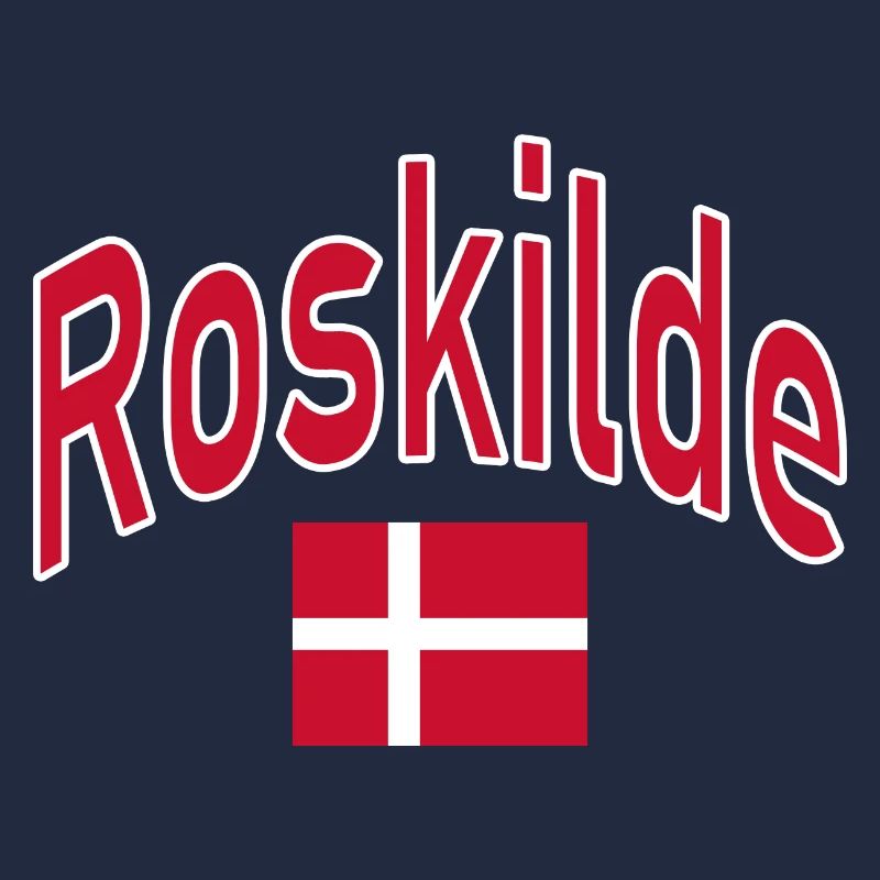 Drapeau de Roskilde Danemark