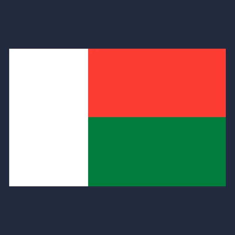 Madagaskar Flagge