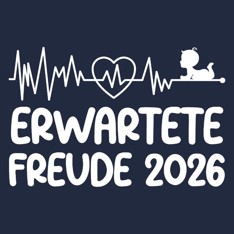 Werdende Mutter ERWARTETE FREUDE 2026 Lustig