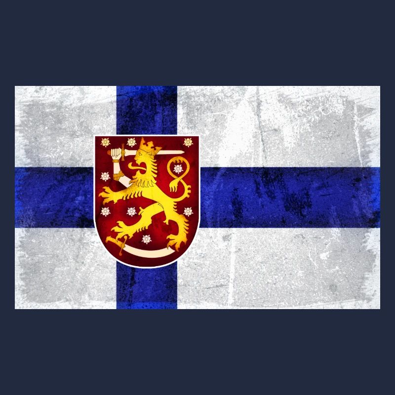 Drapeau de la Finlande Lion