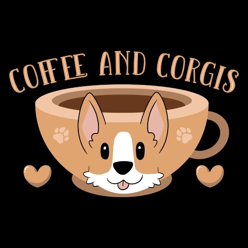 Corgi Dog & Coffee