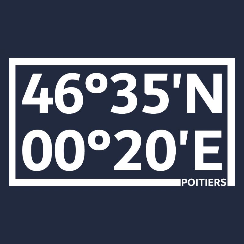 Coordonnées de Poitiers