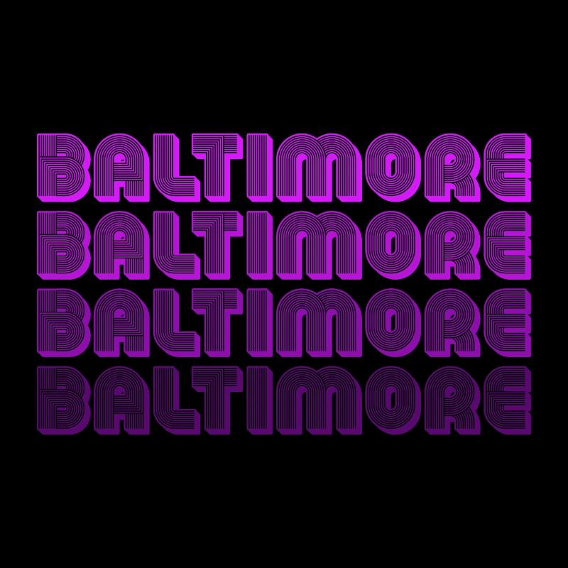 Baltimore Neon Grid