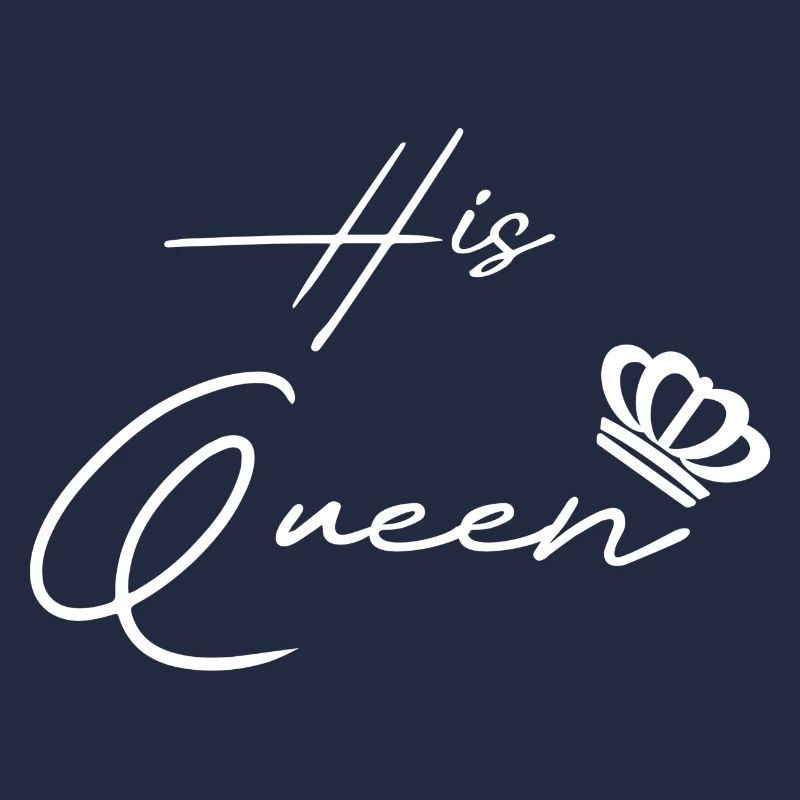 his queen her king pair white