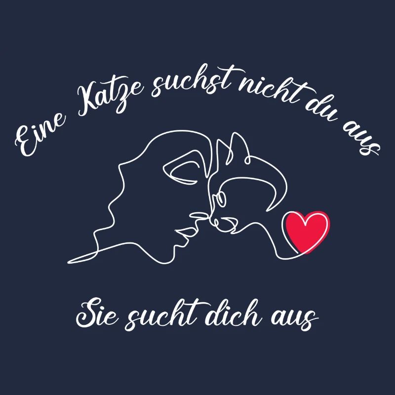 Eine Katze suchst nicht du aus, sie sucht dich aus