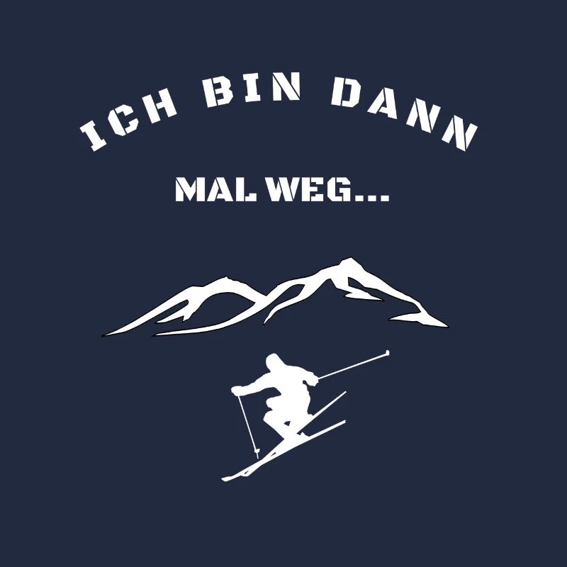 skifahren - bin dann mal weg ...