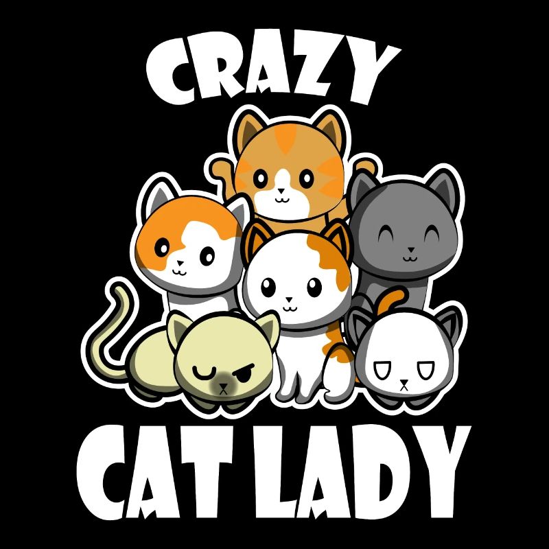 Dame chat fou