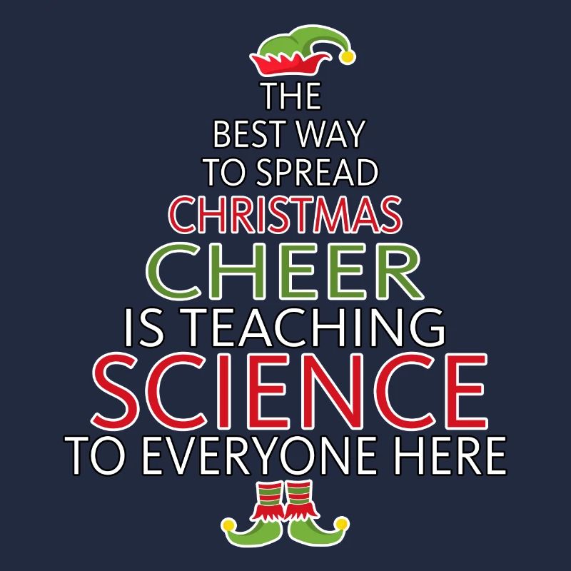 Science Teacher Gift Christmas Elf