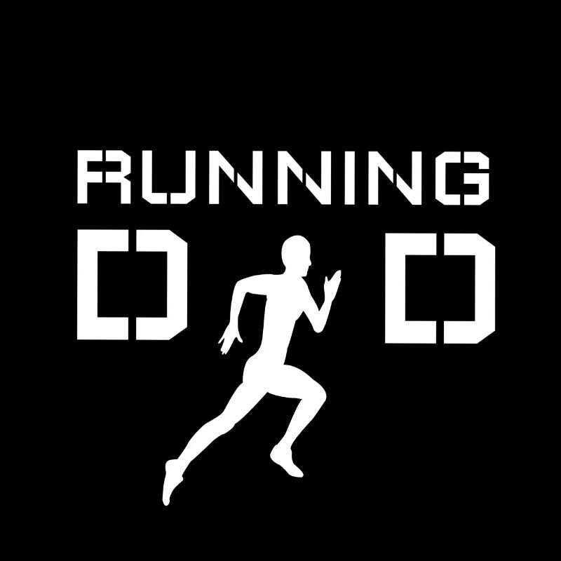 Running papa sport sprint cadeau en cours d'exécution
