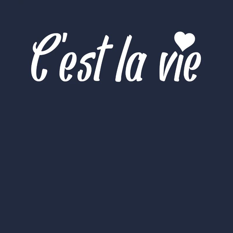 C’est la Vie Script with Heart