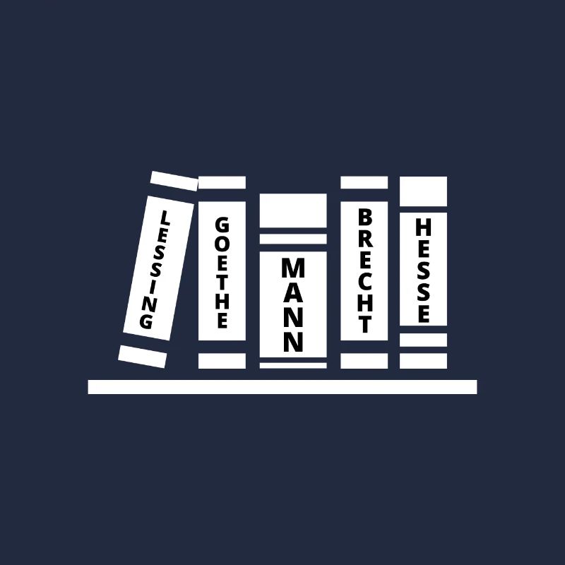 Lessing, Goethe, man, Brecht, Hesse