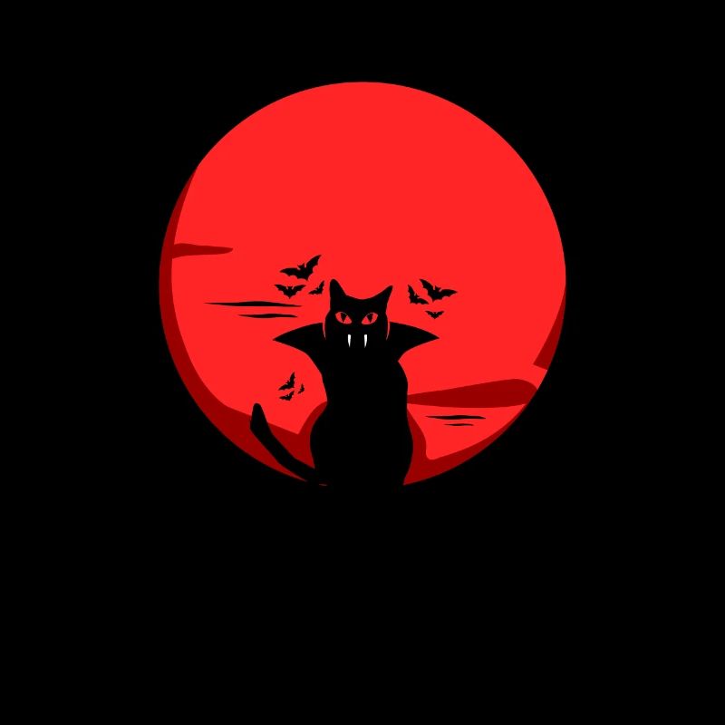 Chat noir vampire