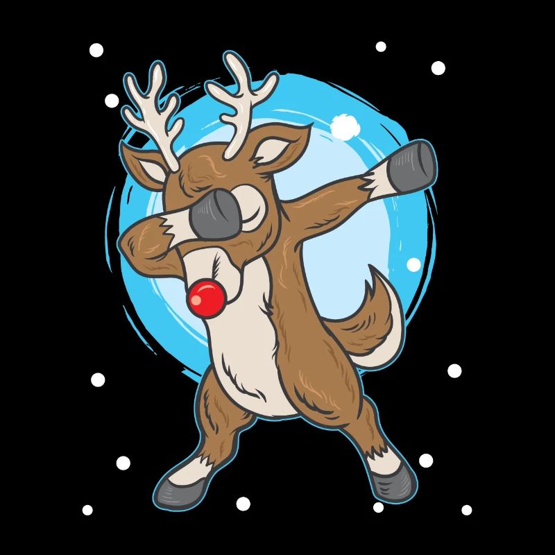 Rennes de Noël Rudolf Dab Nez rouge