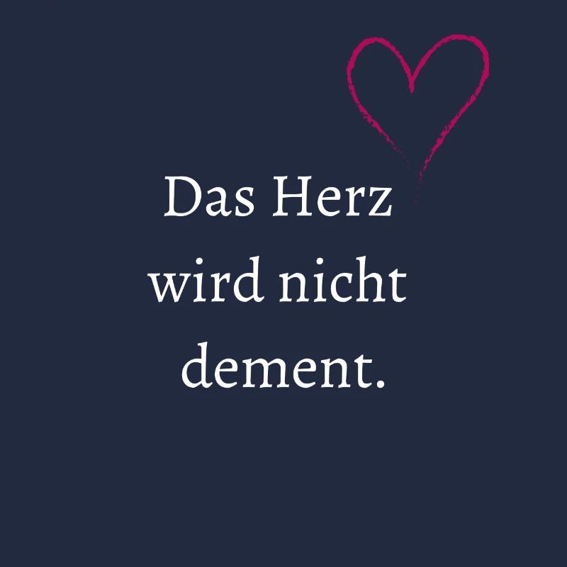 Le cœur ne devient pas dément.