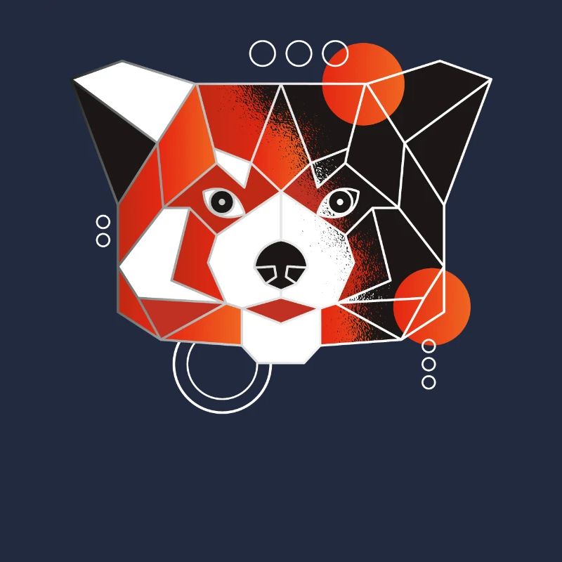 Red Panda Low Poly Red Panda Polygon Animal