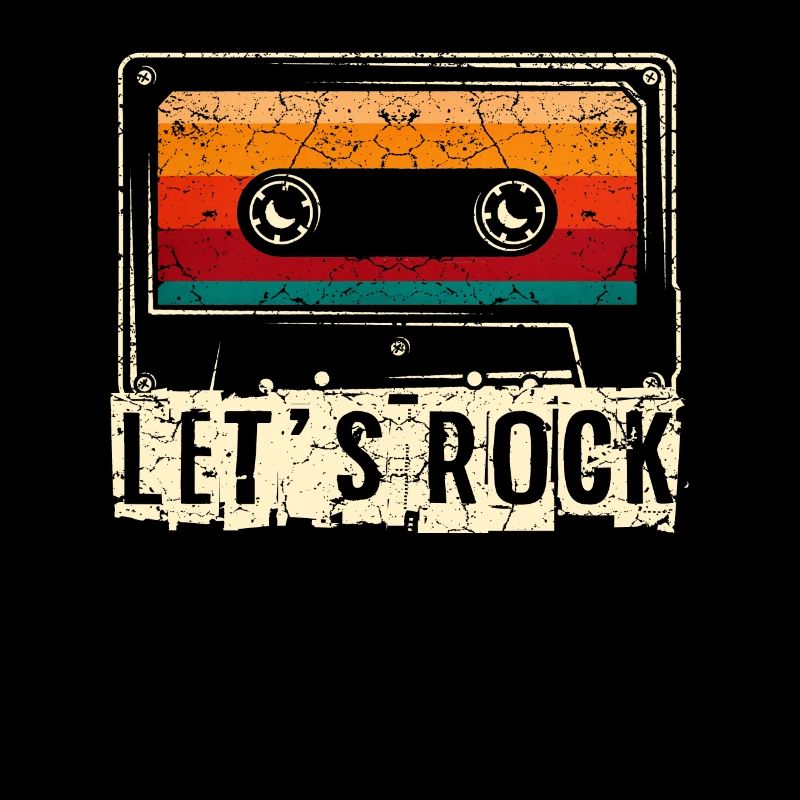 Rock and Roll Retro Rock n Roll Musik Geschenk
