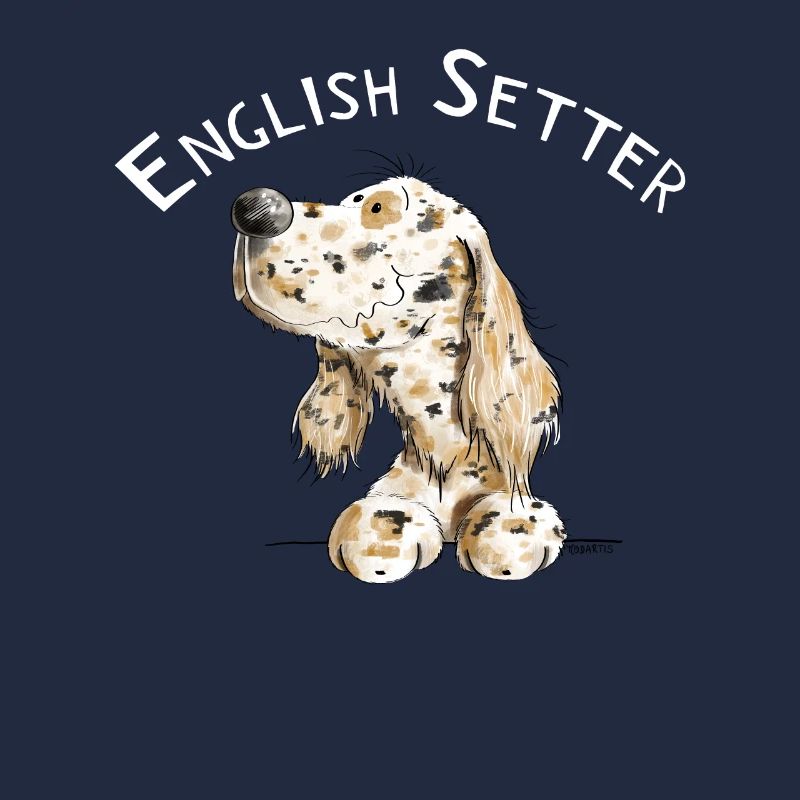 Englischer Setter I Hunde Comic Geschenk