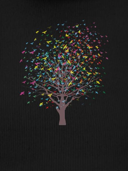 Tree with birds
