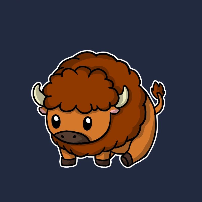Bison doux Bison Cadeau de boeuf sauvage