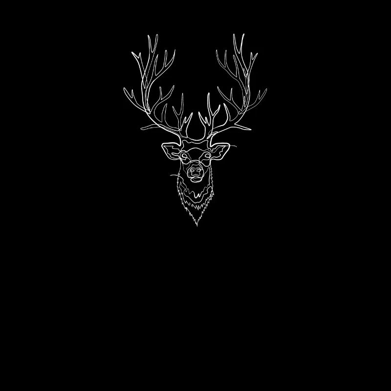 Hirsch - one line drawing