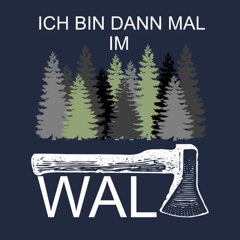 Je suis bûcheron dans la forêt