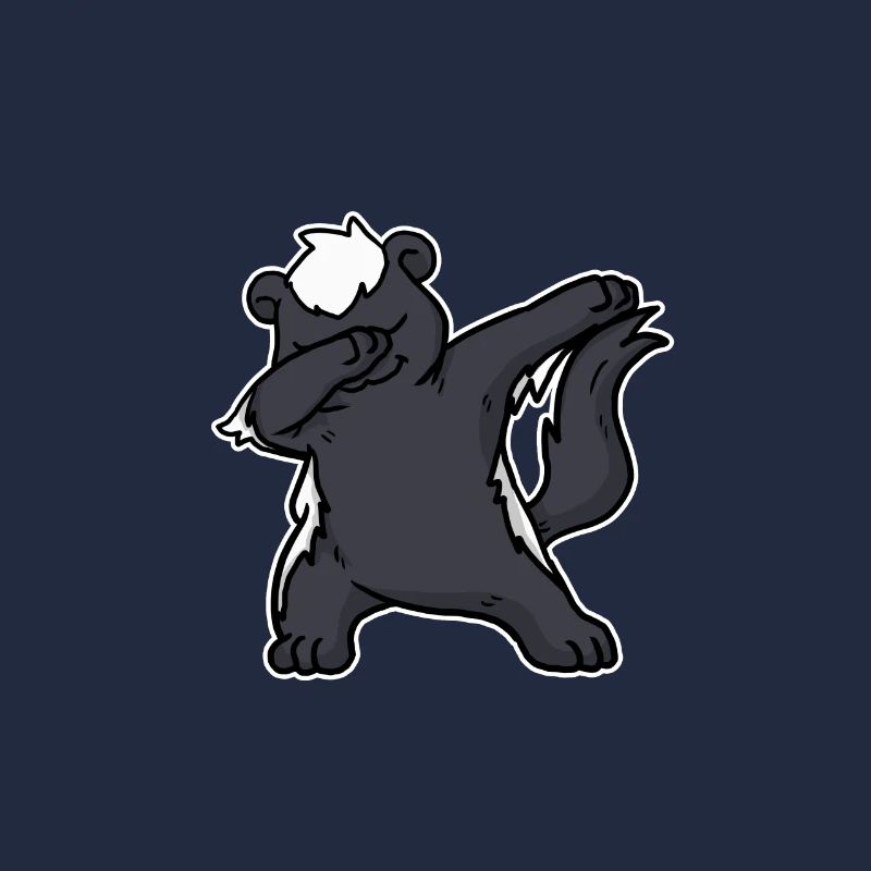 Funny Dabbing Badger Dab Dance Polecat Lover Gift