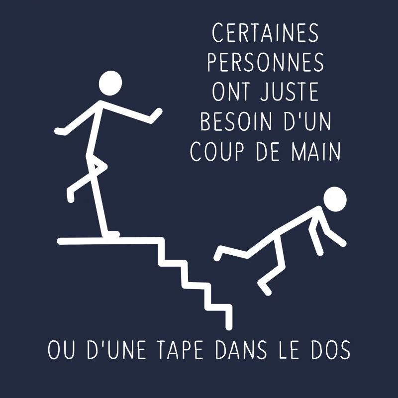 Coup de main ou tape dans le dos