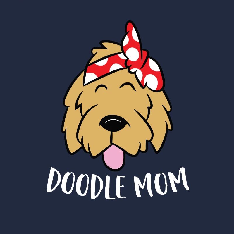 Doodle Mom Goldendoodle Mutter Doodle Mama