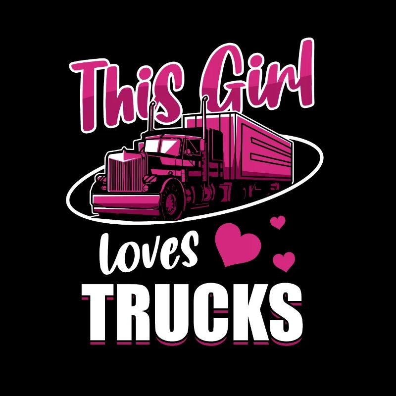 Cette fille aime les trucks Coole Idée de cadeau