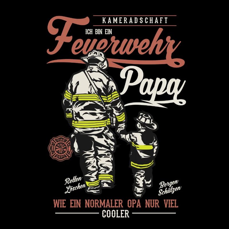 Firefighter dad saying firefighter gift