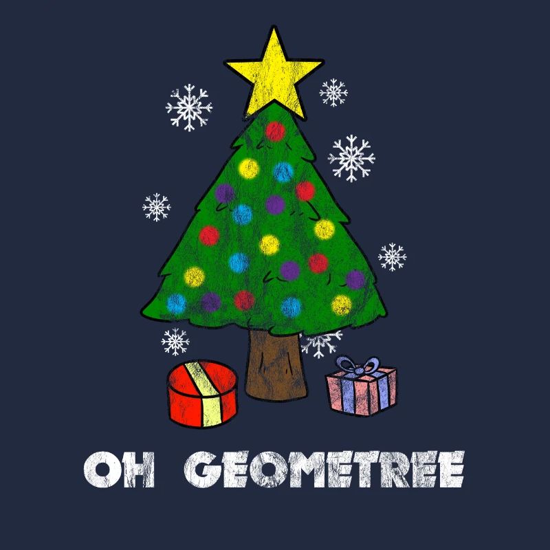 Oh Geometry Math Teacher Mathematics Christmas