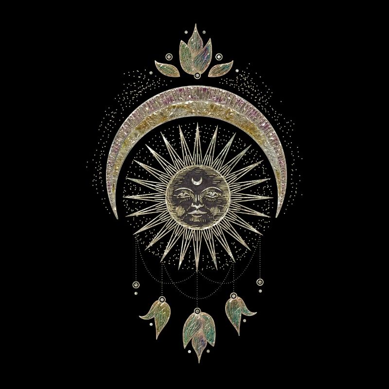 Der Mond und die Sonne