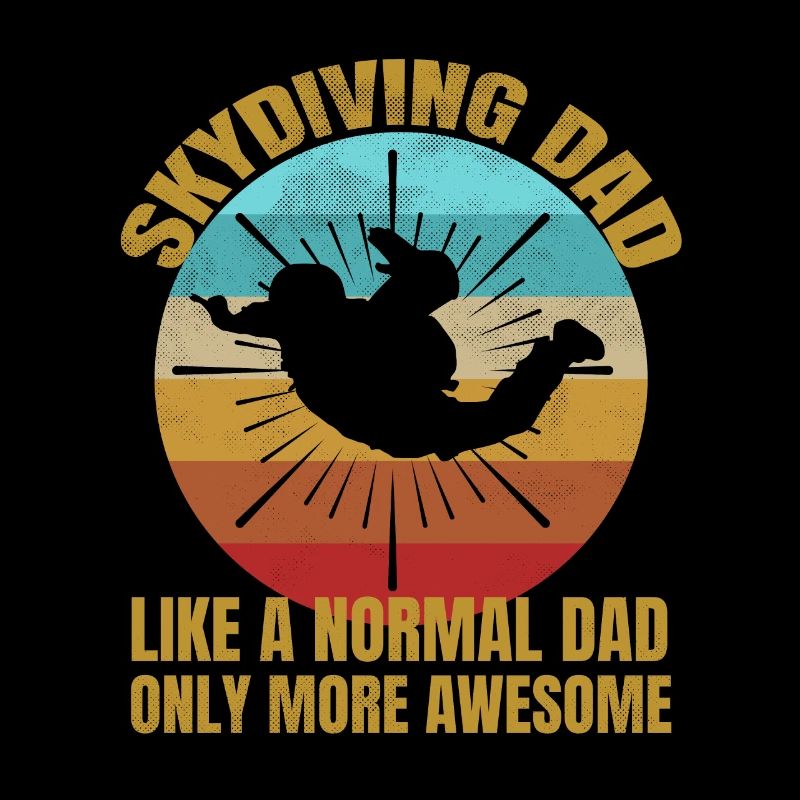 Skydiving Dad Funny Gift Dad