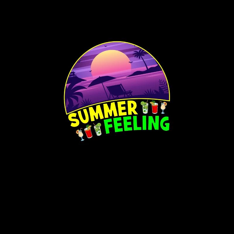 Summer feeling summer beach sea sunset