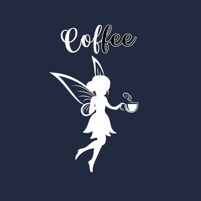 Kaffeefee Silhouette Coffee Kaffee Fee Getränk