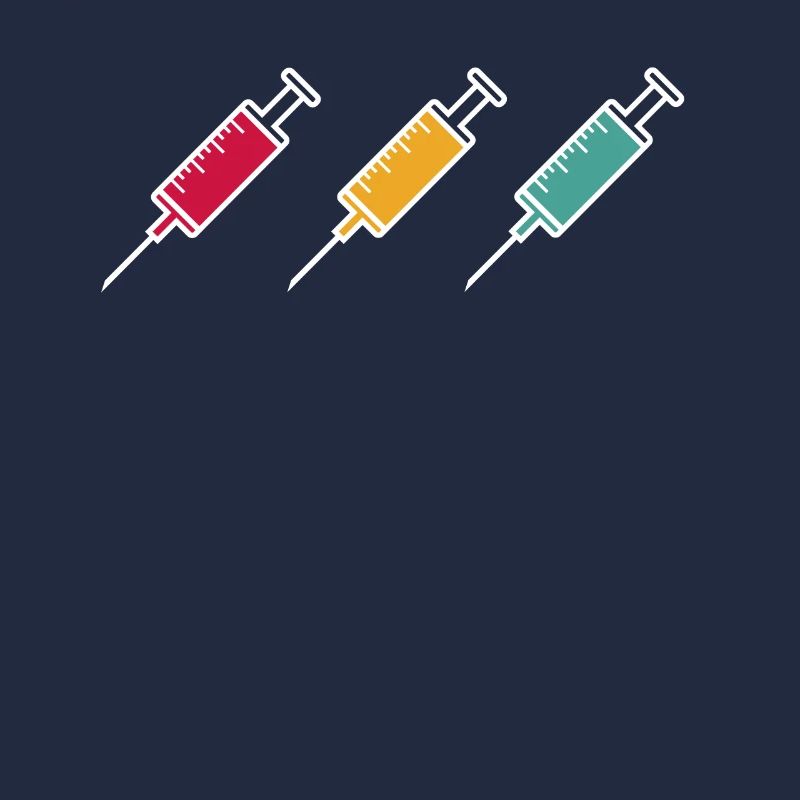 Injection needle syringe