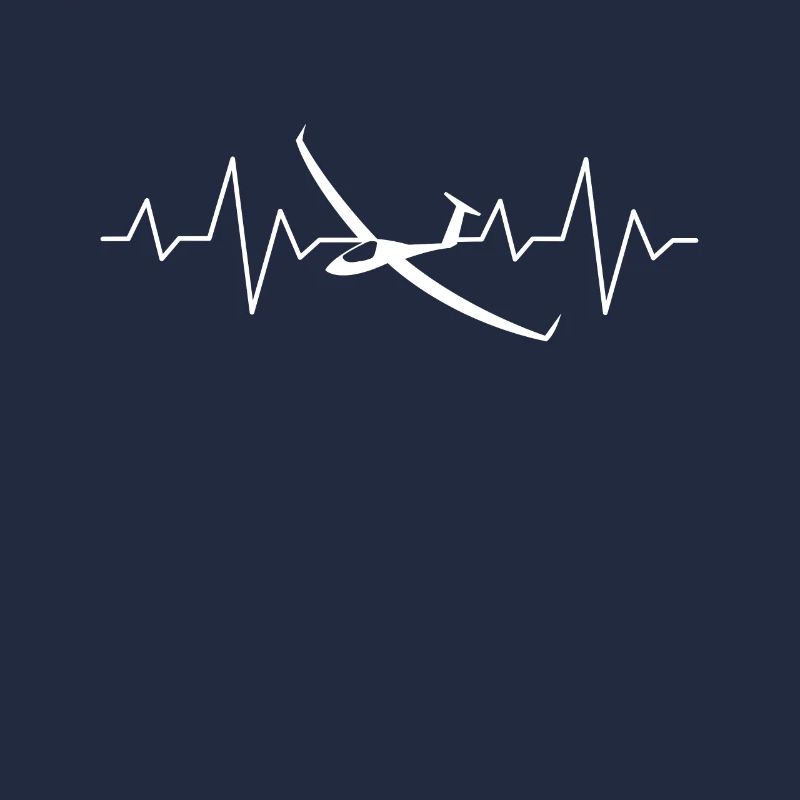 Heartbeat Gliding Glider Sailor EKG