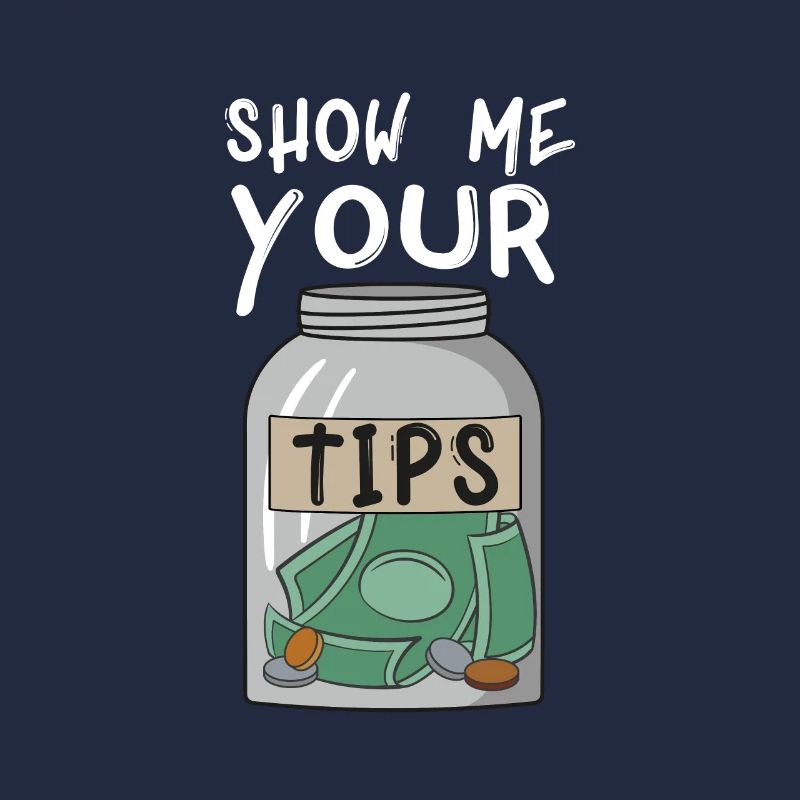 Show me your tips design for a waitress