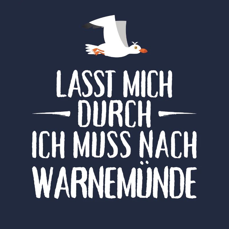 Lasst mich durch ich muss nach Warnemünde Möwe