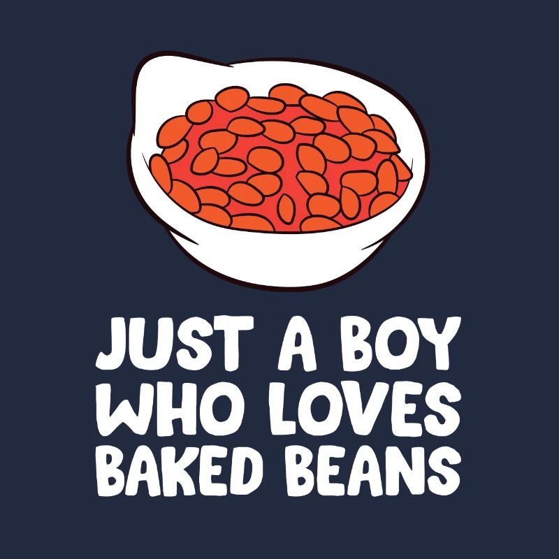 Baked Bean Boy Nur ein Junge, der Baked Beans