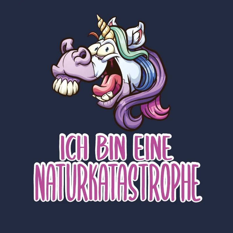 Lustiger Spruch Einhorn Katastrophe