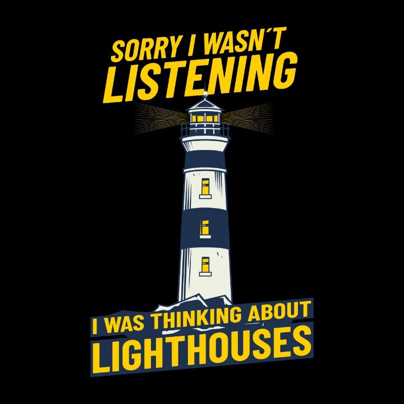 Lighthouse Seaside thinking about lighthouses