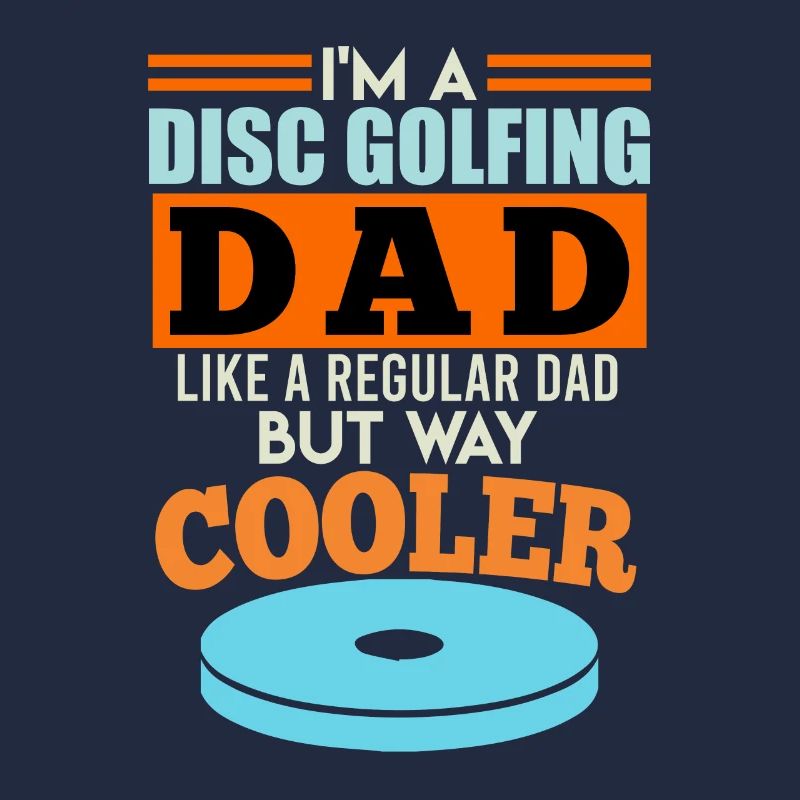 Lustiger Papa Discgolf Spruch Disc Golf